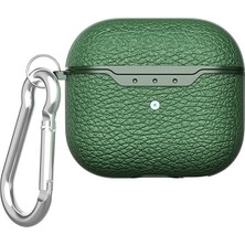 Store Apple ile Uyumlu Airpods 4 Kılıf Airbag 03 Silikon Yeşil
