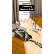 Store 2in 1 100W Type C To Type C & Type C Hızlı Şarj Kulaklık Arama Dönüştürücü Otgtc