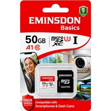 Store 50GB Hafıza Kartı Ev Araç Güvenlik Kamerası Uyumlu Telefon Tablet Micro Sd CLASS10