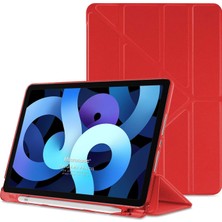 Store Apple iPad 11.nesil 2025 Kılıf (A3354-A3355) Origami Pencil Kırmızı [ipad 11.nesil 2025 ile Uyumlu Kılıf - Kırmızı]