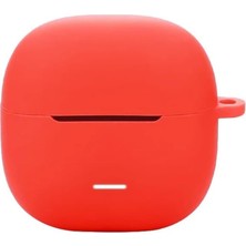 Store Xiaomi Redmi Buds 8 Lite Ile Uyumlu Kancalı Renkli Silikon Kılıf (Kırmızı)