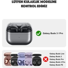 Store Samsung Galaxy Buds3 - Samsung Galaxy Buds3 Pro Ile Uyumlu Kılıf Kancalı Yıkanabilen Silikon Kılıf (Pembe)