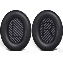 Store Bose ile Uyumlu Quietcomfort 35 (QC35) & Quiet Comfort 35 Iı (QC35 Ii) Için Suni Deri Kulaklık Pedi Hafızalı Yüksek Kaliteli Materyal Kulaklık Süngeri