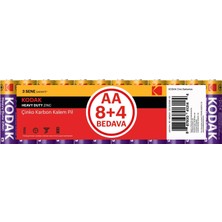 Store Kodak 30413146 Çinko Karbon Pil, Kırmızı