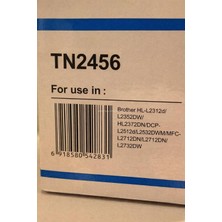 Store Brother TN-2456 Uyumlu Muadil Toner, Yüksek Baskı Kalitesi, Uzun Ömürlü, Çipli, Lazer Yazıcı Kartuşu, Ofis Ev Okul Için, Profesyonel Kalite (Siyah)