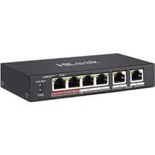 Store Hilook NS-0106MP-35 4 Port Poe, 35W, +2 Port Megabit Uplink Switch