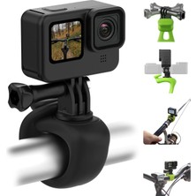 Store 360 Kamera Esnek Tüp Dağı Bisiklet Motosiklet Gidon Rulo Bar Olta Kamışı Kayak Tutucu Aksesuarları Gopro Max Hero 12 11 10 9 INSTA360 Ace Pro X3 Git 3 Djı Eylem 3 4 Osmo Cep 3