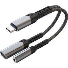 Store Awınlı USB C - 3,5 mm Kulaklık ve Şarj Aleti Adaptörü, 2'si 1 Arada Aux - USB C Ses Jakı ve Pd Hızlı Şarj Adaptörü, iPhone 16 15 Pro Max, Galaxy S24 S23 S22, Piksel, iPad Pro Için Uygundur