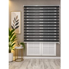 Perde Konağı Bambu Siyah Geçişli Zebra Perde | Özgün ve Modern Tasarım | Özel Ölçü