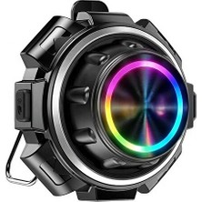 Forestia Bluetooth 6.0 Kask Interkomu 2’li Eşleşme - 25 Saat Görüşme 600 Mah Rgb Işıklı IP65 Su Geçirmez