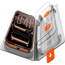 Store Ultra Glass - 2 Adet - iPhone 17 Pro Max Için Kusursuz Hizalama ve Kolay Kurulum Gerçek 9h Temperli Cam Ekran Koruyucu Kırılmaz Cam (17 Pro Max)