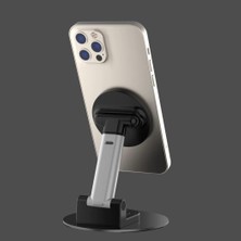 Store Magsafe ile Uyumlu Açısı Ayarlanabilir Business Model A Sınıfı Malzeme Döner Akıllı Telefon Standı Masaüstü Stand Yayıncı Kick Youtuber Stant Cep Telefon Tutucu CCT21