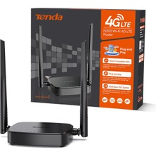 Store 4G03 Pro Lte Yönlendirici, Mobil Wlan Yönlendirici Sım Kartı (4g Cat4 Ila 150 Mbit/s, 300 Mbit/s 2.4 Ghz) Usb-Dc ve Lan/wan Bağlantı Noktaları, Tak ve Çalıştır, 32 Cihaza Kadar, Misafir Çocuk