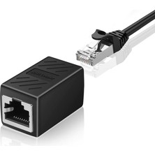 Store 0846 Gigabit CA55 6 Kablo Ekleyici Uzatma Uzatıcı RJ45 Birleştirici Ara Adsl Iletim Hız Desteği 1000 Mbps Ağ Kablosunu Genişletmek Için Tasarlandı.