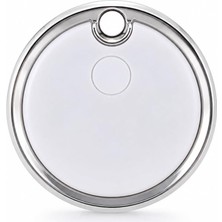 Store Denshi Smart Finder F35 Apple Bul Uyumlu Takip Cihazı, Anahtar ve Valiz Bulucu, Çanta Takibi, Değiştirilebilir Pil (Beyaz)