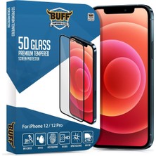Store iPhone 12/12 Pro 5d Glass Tam Kaplayan Cam Ekran Koruyucu