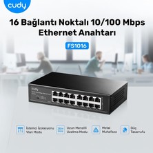 Store FS1016 16PORT 10/100MBPS 1,6 Gb/sn Metal Kasa Rackmount Masaüstü Switch