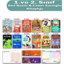 Timaş Çocuk 1. ve 2. Sınıf Anıl Basılı Caner Sarıoğlu Süper Set 12 Kitap - Faruk Serisi Dünyanın En Komik Tembel Korkak Hayvanı Balino Melodi