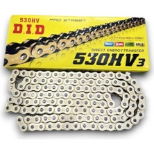 Moto Life N Coffee DID ZİNCİRİ 530H-124 GOLD ORNİGLİ (DID033)