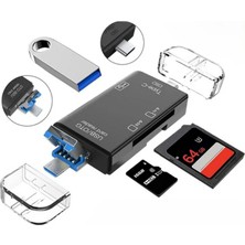 Pileli Store ZR826 Atud-05 6 In 1 Otg Card Reader