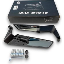 Moto Life N Coffee AYNA SİYAH BÜYÜK TAKIM YARASA 3485 (AYNA2605)