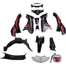Moto Life N Coffee SFC KAPORTA SET [ SİYAH ] FAR STOP SİNYAL (65494)