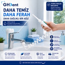 Ghdent 3 Başlıklı Askılıklı Manuel Ağız Duşu – GH15 Aile Tipi Diş Bakım Seti – BPA FREE ve FDA Kriterlerine Uygun