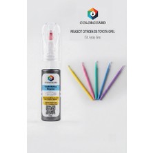 COLORGUARD Peugeot Citröen DS Toyota Opel EVL Aytaşı Gri Rötuş Boyası ve 5'li Rötuş Çubuğu Hassas Uygulama Seti