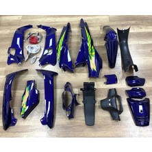 Moto Life N Coffee CUP KAPORTA SET MAVİ FAR SİNYAL STOP[ ÇELİK ]65480 (TTC008)