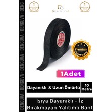 Denguva Premium Isıya Dayanıklı Aşınma Direnci Kalıntı Bırakmayan Alev Geciktirici 10MT Yalıtım Bant 1 Adet