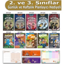 Timaş Çocuk 2. ve 3. Sınıf Bitirim Ikili Serisi - Kağan Serisi - Mert Ile Kamil Set 10 Kitap - Afrika Kıtasında