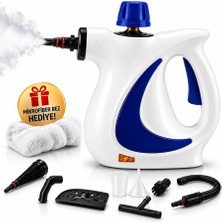 Sanal Ticaretiniz Buharlı Temizleyici – 4 Bar, 1050 W, 9 Parça Aksesuar ve Mikrofiber Bez Hediye