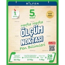 Bilfen Yayıncılık Bilfen 5. Sınıf Fen Bilimleri Hafta Hafta Ölçüm Noktası 1.dönem Maarif Model Yeni