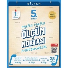 Bilfen Yayıncılık Bilfen 5. Sınıf Matematik Hafta Hafta Ölçüm Noktası 1.dönem Maarif Model Yeni