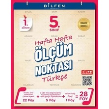 Bilfen Yayıncılık Bilfen 5. Sınıf Türkçe Hafta Hafta Ölçüm Noktası 1.dönem Maarif Model Yeni