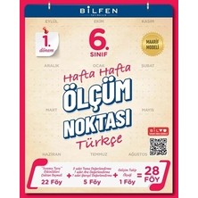 Bilfen Yayıncılık Bilfen 6. Sınıf Türkçe Hafta Hafta Ölçüm Noktası 1.dönem Maarif Model Yeni
