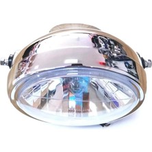 Moto Life N Coffee CG ÖN FAR KOMPLE YUVARLAK NİKEL WİNDY-ÇELİK-MG 125 (MHT01542)