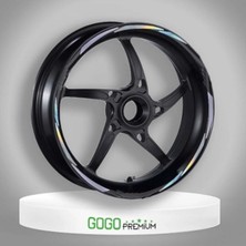 Moto Life N Coffee Motolifencoffee Hologramlı Honda Forza Uyumlu 1 Set Jant Şeridi