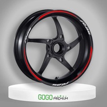 Moto Life N Coffee REFLEKTÖR KIRMIZI YAMAHA R25 UYUMLU 1 SET JANT ŞERİDİ