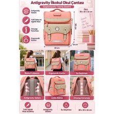 Ilkokul Okul Çantası Hello Dragon Model 13 Pembe Antigravity 38X30X16 cm