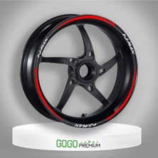 Moto Life N Coffee Motolifencoffee Maha Nmax Uyumlu 1 Set Jant Şeridi
