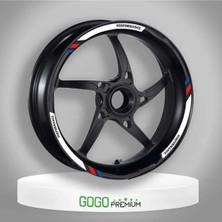 Moto Life N Coffee M POWER BEYAZ HONDA FORZA UYUMLU 1 SET JANT ŞERİDİ