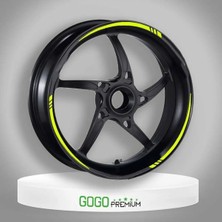 Moto Life N Coffee FLORASAN SARI IV HONDA PCX UYUMLU 1 SET JANT ŞERİDİ