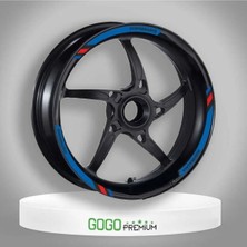 Moto Life N Coffee M POWER MAVİ HONDA DİO UYUMLU 1 SET JANT ŞERİDİ