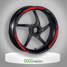 Moto Life N Coffee Motolifencoffee M Power Kırmızı Honda Pcx Uyumlu 1 Set Jant Şeridi