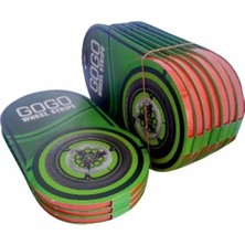 Orjinal Florasan Kırmızı 7cm x 7 M Lüks 1 Set Jant Şeridi