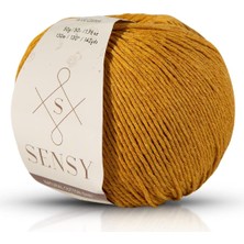Premium Amigurumi Ipi Punch (Panç) Baby Soft Cotton 50 gr Örgü Ip (Hardal)