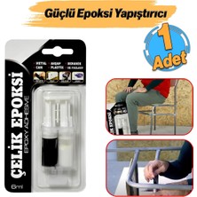 Güçlü Çelik Epoksi Yapıştırıcı 6 ml Metal Plastik Seramik Cam Çelik Yalıtım Onarma Doldurma 1 Adet