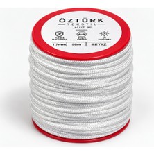 Öztürk Tekstil ip 1.7 mm Jaluzi Stor Perde ve Plise Ipi 50 Metre Polyester