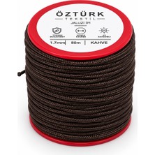 Öztürk Tekstil ip 1.7 mm Jaluzi Stor Perde ve Plise Ipi 50 Metre Polyester